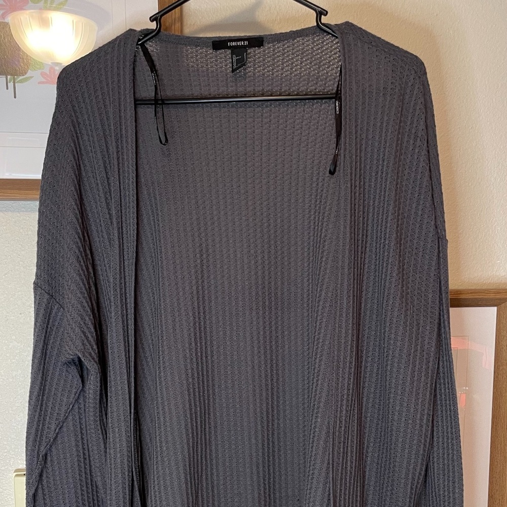 Grey cardigan